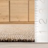 Nuloom Alia Solid 4x6 Indoor/Outdoor Area Rug for Living Room Patio Deck Front Porch Kitchen, Natural - 3 of 4