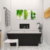ALFI Black Matte Wall Mounted 4 Prong Robe / Towel Hook - 4 of 4