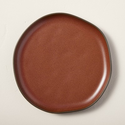 Stoneware Exposed Rim Dessert Plate Cinnamon - Hearth & Hand™ with Magnolia