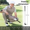 Ultimate 35" Golf Putter Mallet Style Putter with Alignment Aid Rubber Grip & Head cover - 3 of 4