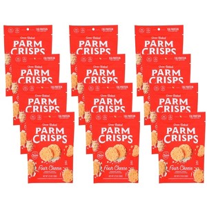 ParmCrisps Four Cheese Pouch - Case of 12/1.75 oz - 1 of 4