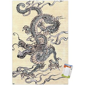 Trends International Japanese Dragon Unframed Wall Poster Prints - 1 of 4