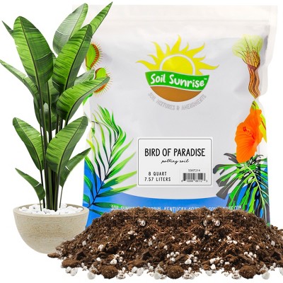 Soil Sunrise Bird of Paradise Potting Soil Mix, for Indoor / Outdoor Container Tropical Plants