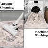 Runner Retro Vintage Irregular Pattern Thin Washable Non Skid for Entryway Bedroom Kitchen Office & Dining Table - 4 of 4