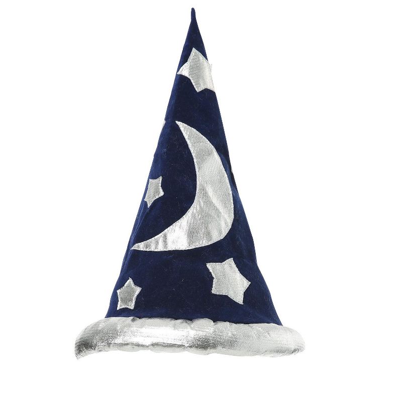 HalloweenCostumes.com    Wizard Hat for Kids, Gray/Blue, 1 of 2