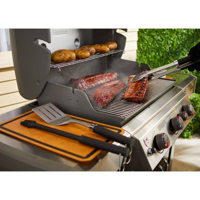 Weber Precision 3-Piece Stainless Steel Grill Tool Set