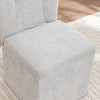 ORRD Modern Beige Linen Dining Chairs Set of 2, Upholstered Side Chairs for Kitchen & Living Room - 3 of 4