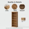 PexFix Wood Grain Storage Cabinet Bookshelf for Living Room Office Bedroom - 3 of 4