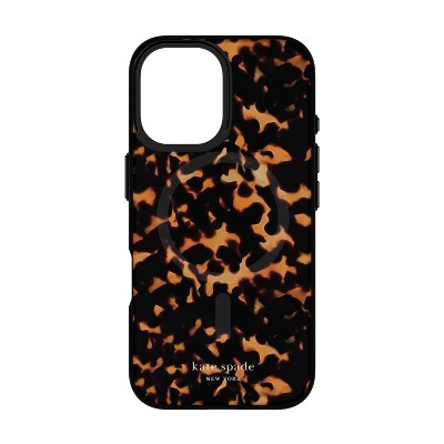 Kate Spade New York Apple iPhone 16 Protective Case with MagSafe - Tortoise