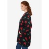 Woman Within Plus Size Perfect Longer-Length Cotton Cardigan - 4 of 4