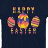 Bunny Bros Happy Easter Egg Painting Crew Neck Short Sleeve Navy Boy's T-shirt - 2 of 3