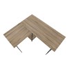 NicBex L-Shaped Home Office Desk Modern Computer Desk with 2 Shelves and Metal Legs for Office, Study - 4 of 4