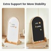 Tiny Land® Kids Easel - Large 22"x40.5" Double-Sided Arched Magnetic Chalkboard & Whiteboard - 4 of 4