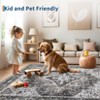COZONY Washable Distressed Floral Rug, Soft Low Pile Non Slip Carpet for Living Room Bedroom Nursery Dining Room Playroom - 4 of 4