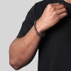 Crucible Men's Box Chain Cuff Gunmetal Steel Bracelet - 2 of 4