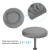 Unique Bargains Round Washable Elastic Bar Stool Cover for Dia 11"-13" Chair 2 Pcs - 3 of 4