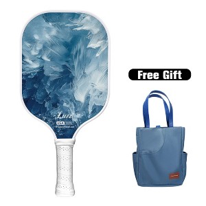 Luzz T700 Carbon Fiber Pickleball Paddle with Sandblasted Surface & Honeycomb Core Racket - Includes Free Versatile Tote Bag - 1 of 4