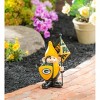 Evergreen Green Bay Packers, Flag Holder Gnome - 4 of 4