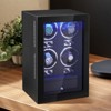 VEVOR Watch Winder, Watch Winder for 4 Men's and Women's Automatic Watches, with 4 Super Quiet Japanese Mabuchi Motors, Blue Light and Adapter - 2 of 4