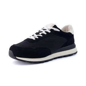 CUSHIONAIRE Men's Crest lace up Sneaker with +Comfort Foam - 1 of 4