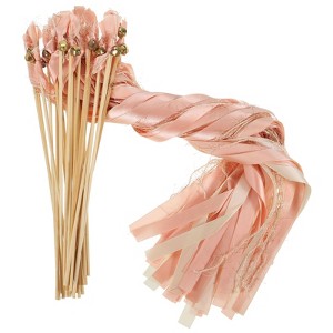 Unique Bargains Bell Ornament Wedding Party Streamer Fairy Wands 24 Pcs - 1 of 4