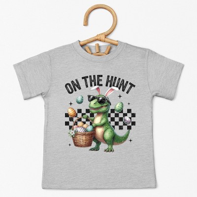 The Juniper Shop On The Hunt Dino Toddler Short Sleeve Tee