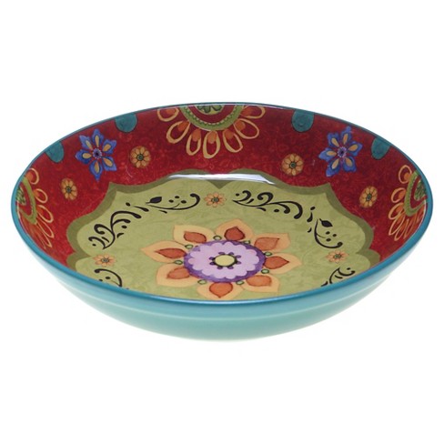 Certified International Tunisian Sunset 120oz Serving pasta Bowl