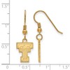 Black Bow Jewelry 14k Yellow Gold Plated Sterling Silver Texas Tech Red Raiders NCAA Dangle Earrings - 2 of 3