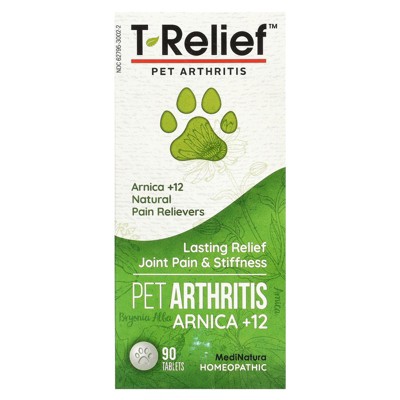 MediNatura T-Relief, Pet Arthritis Arnica +12, 90 Tablets