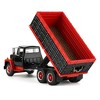 First Gear DCP 1/64 International Loadstar Tandem Axle Grain Truck, Black & Red 60-2070 - 4 of 4