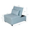 Pull Out Sleeper Sofa with Pillow - ModernLuxe - 3 of 4