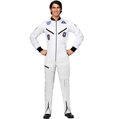 HalloweenCostumes.com White Astronaut Jumpsuit Adult Plus Size Costume