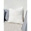 Seaside Smooth White Indoor Outdoor Pillow 24x24 24x24 - 4 of 4
