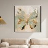 Art Remedy Sage Butterfly Colorful buterfly and flowers wall art Framed - 2 of 4