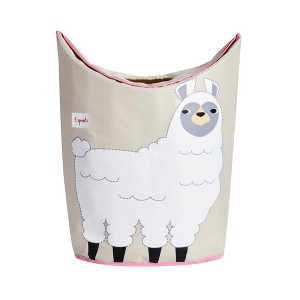 3 Sprouts Baby & Kids Laundry Hamper - Llama - 1 of 4
