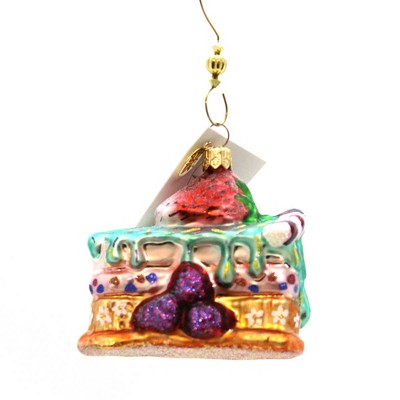 Christopher Radko 3.0 Inch Berry Shortcake Christmas Holiday Tree Ornaments