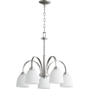 Quorum Lighting Reyes 5-Light Classic Nickel Ceiling Fan - 1 of 1