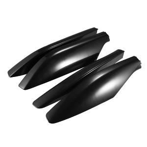 Upper Roof Rack Rails End Cap Protection Cover Shell for Toyota Land Cruiser Plastic Black 4 Pcs - 1 of 4