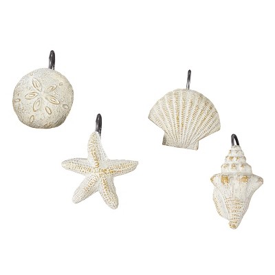 Park Designs Shells Shower Curtain Hooks Set Of 12 : Target