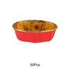 Unique Bargains Cupcake Liners Oval Cup Disposable Laminated Paper 3.74"x2.56"x1.18" 50 Pcs - 4 of 4