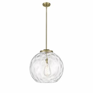 Athens Water Glass - 1 Light Pendant In Industrial Style-19.5 Inches Tall and 17.88 Inches Wide - 1 of 1