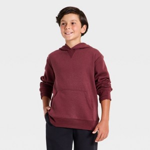 Boys' Active Comfort Fleece Pullover Hoodie - All In Motion