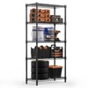 AndMakers 5 Tiers Steel Adjustable Household Shelving Unit (23.6 in. W x 63 in. H x 13.7 in. D) - 3 of 4