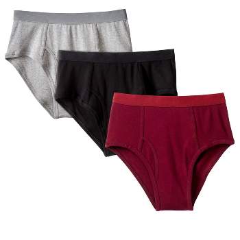 Pack Of 3 Printed Cotton Briefs In Assorted Colors-17000, 17000