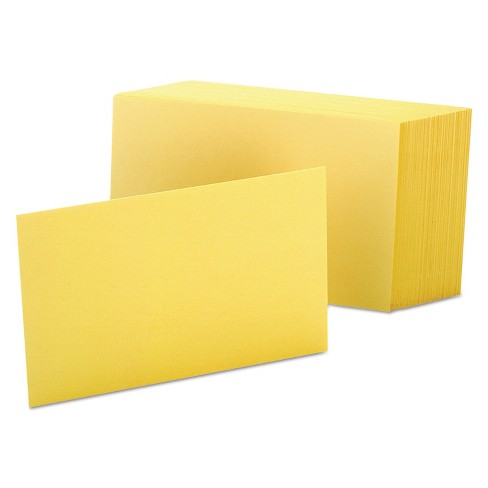 Universal Unruled Index Cards 4 x 6 White 500/Pack