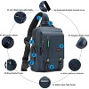 Paaaawaters Sling Bags Chest Shoulder Backpacks, 12.5'' 13.3'' 14.1'' 15.6''Laptop Backpack Crossbody Messenger Bag - 3 of 4