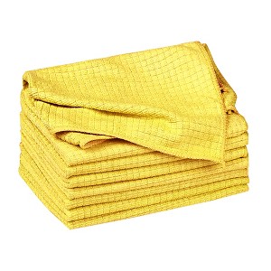Unique Bargains Home Microfiber Absorbent Reusable Cleaning Cloth 8 Packs - 1 of 4