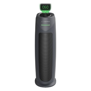 Germ Guardian Intelligent 22in Tower Air Purifier HEPA Filter UV-C Intellisense with AQI: UV Light Sanitizer, 500-800 sq. ft. Coverage - 1 of 4