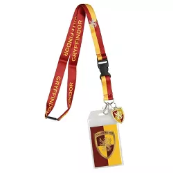 Harry Potter Gryffindor Lanyard With 3D Metal Charm ID Card Holder And Sticker Multicoloured