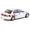 Mitsubishi Lancer RS Evolution RHD White with Red Accents "Global64" Series 1/64 Diecast Model by Tarmac Works - 3 of 4